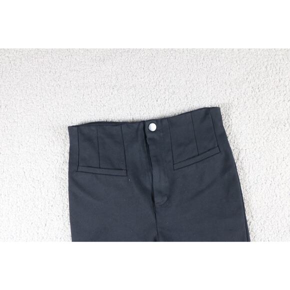 Free People Pants 2 Black Ponte Straight Leg - Picture 3 of 7